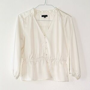 J.Crew Women’s V-Neck Peplum Top